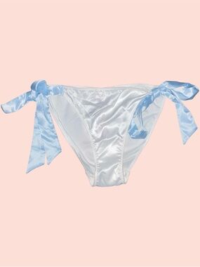 ‘I Do’ Cheeky White Satin Bridal Panty
